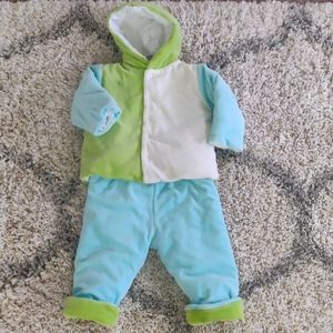 Like new,Baby boy warm matching set